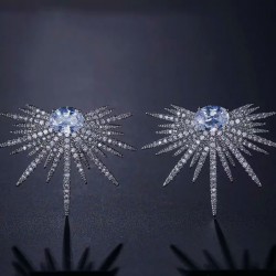 Monemel Swarovski Taşlı Küpe