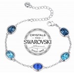 Monemel Swarovski® Blue Bracelet