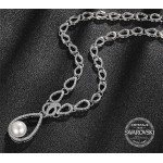 Monemel Pearl & Swarovski Necklace - Mother s Day - Monemel