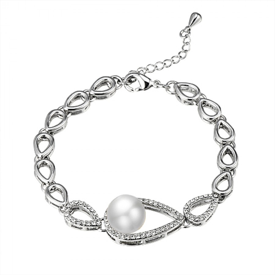 Monemel Swarovski® Elements and Pearl Bracelet - Mother s Day - Monemel