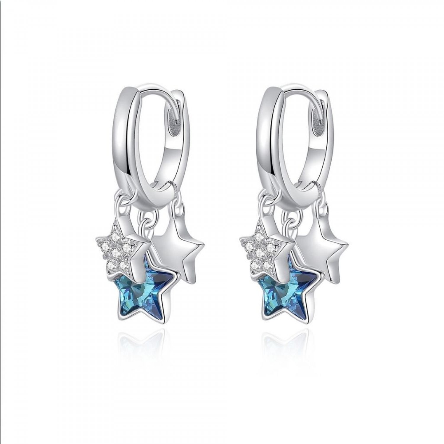 Swarovski Solitaire Earrings | Choice of Colours – Charmarama