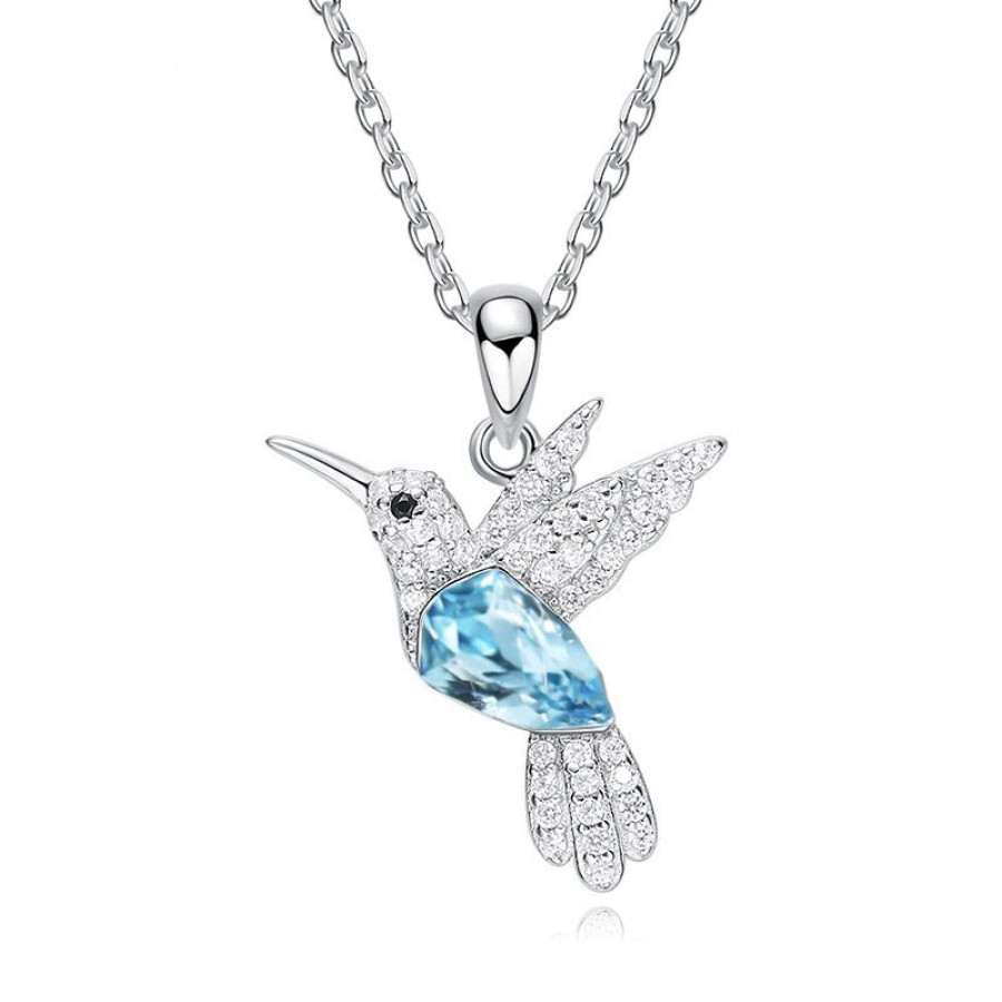 Monemel Swarovski Taşlı Kolye (Altın Kaplama) - Anneler Günü - Monemel