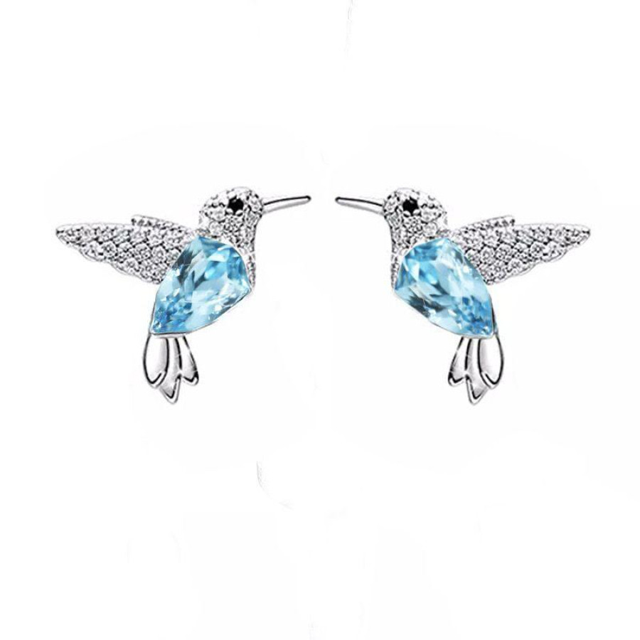 Monemel Swarovski Taşlı Küpe - Anneler Günü - Monemel
