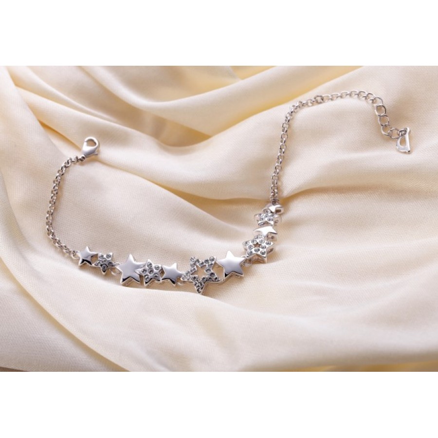 Monemel Swarovski® Crystals Star Bracelet -Gold - ALL - Monemel