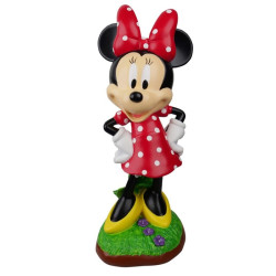 Disney Lisanslı Yılbaşı Süsleri-GARDEN STATU MINNIE   40 CM