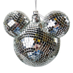 Disney Lisanslı Yılbaşı Süsleri-DISCO SİLVER