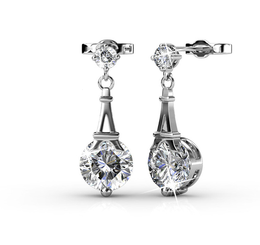 Kristal Taşlı Küpe - E0295