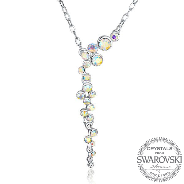 Swarovski Taşlı Mini Su Yolu Kolye - N0125